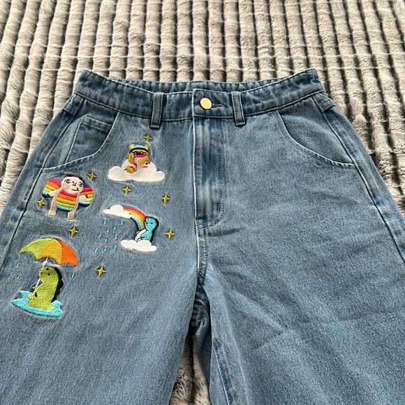 Mariah Elizabeth wide legged jeans - Picture 2 of 6